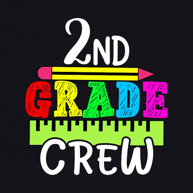2nd Grade Crew - Second Grade Gift by TeeDesignsWorks